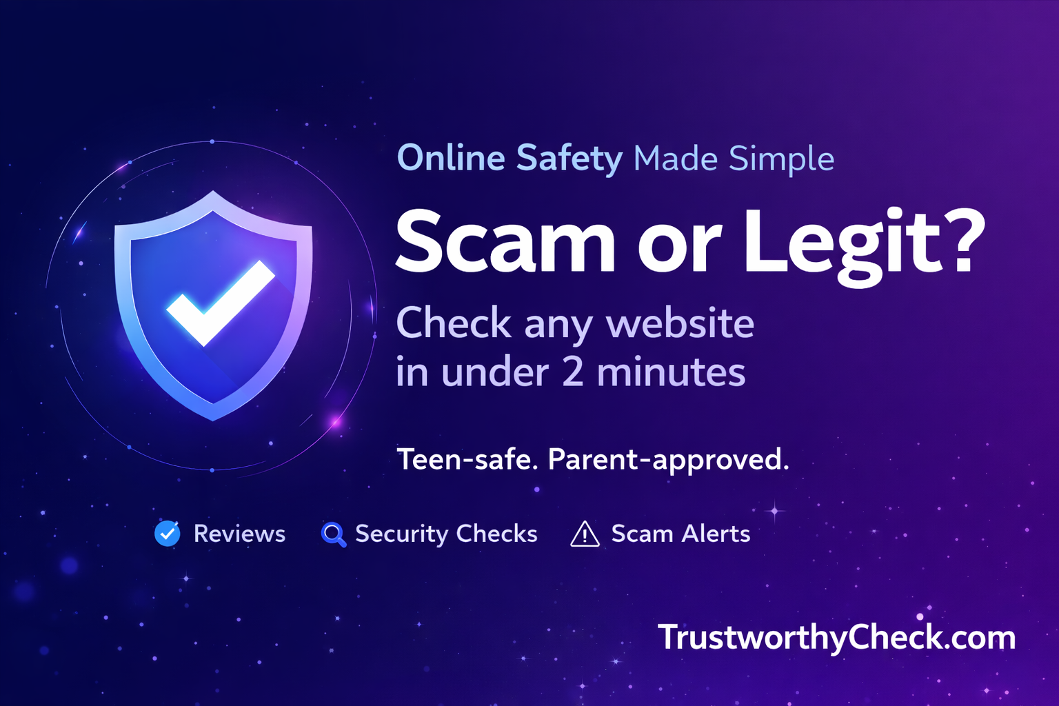 Spot Scams Before They Cost You | TrustworthyCheck